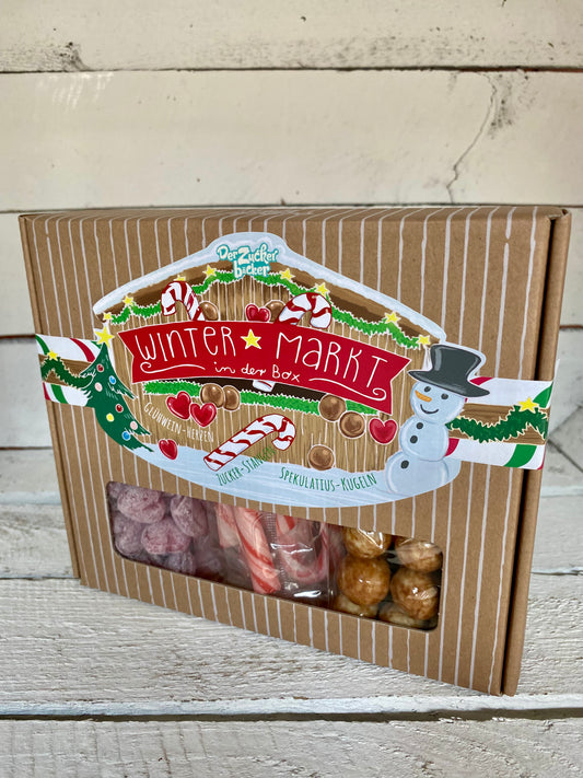 Naschbox Wintermarkt Box Geschenkset Weihnachten