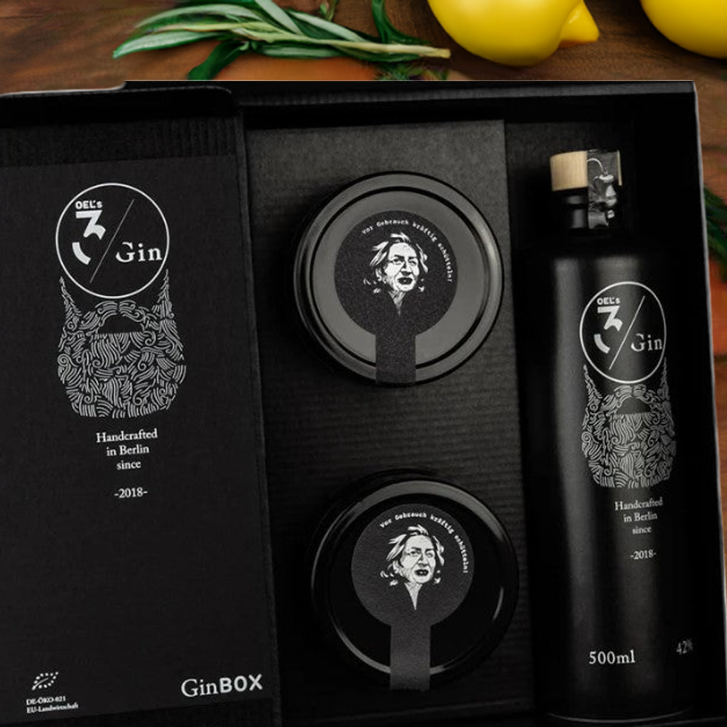 Exklusive Gin-Box mit Olivenöl | OEL Berlin